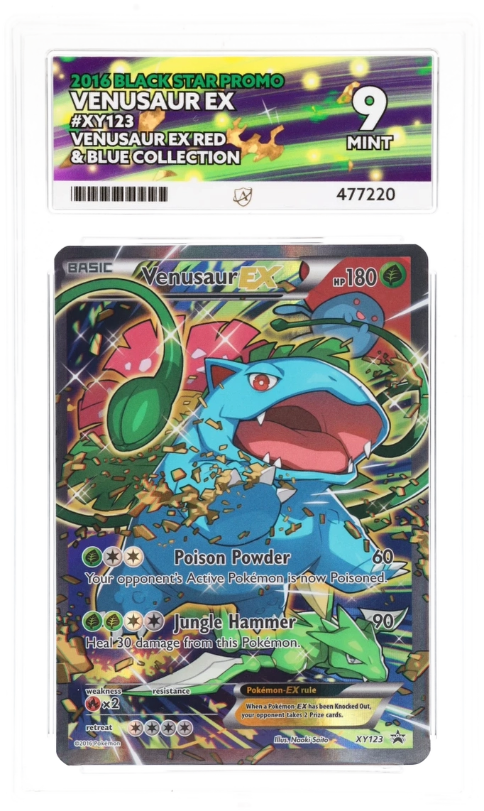 Ace 9 - Venusaur EX #XY123 - Pokemon Card