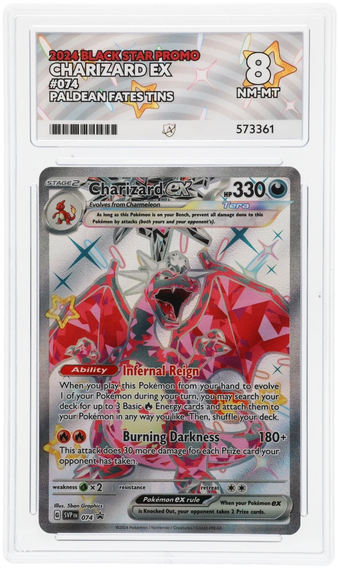 Ace 8 - Charizard EX #074 Promo - Pokemon Card