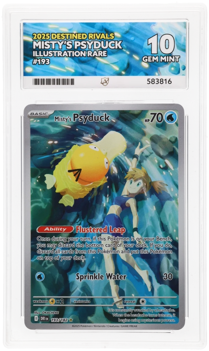 Ace 10 - Misty's Psyduck #193 - Pokemon Card