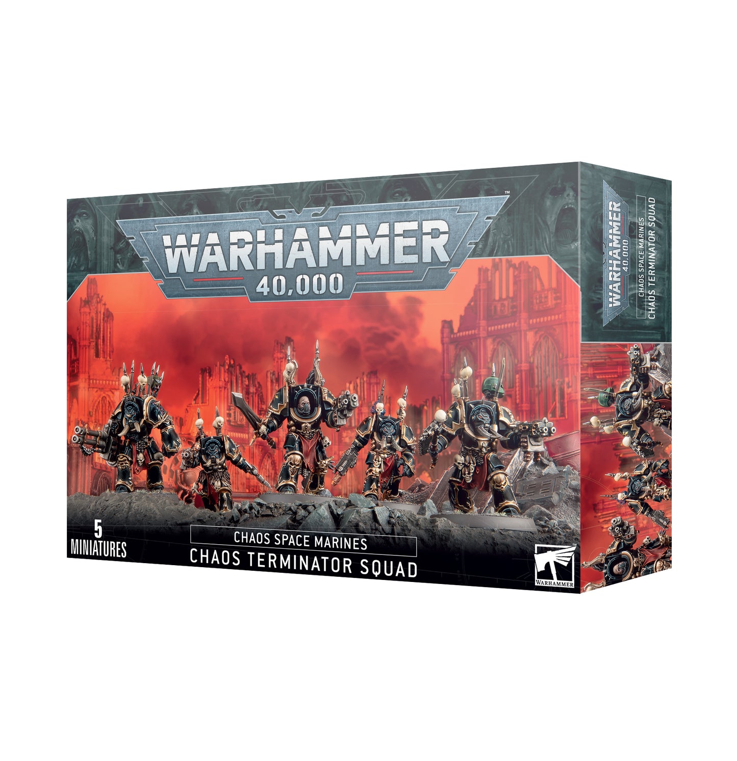 CHAOS SPACE MARINES CHAOS TERMINATOR SQUAD