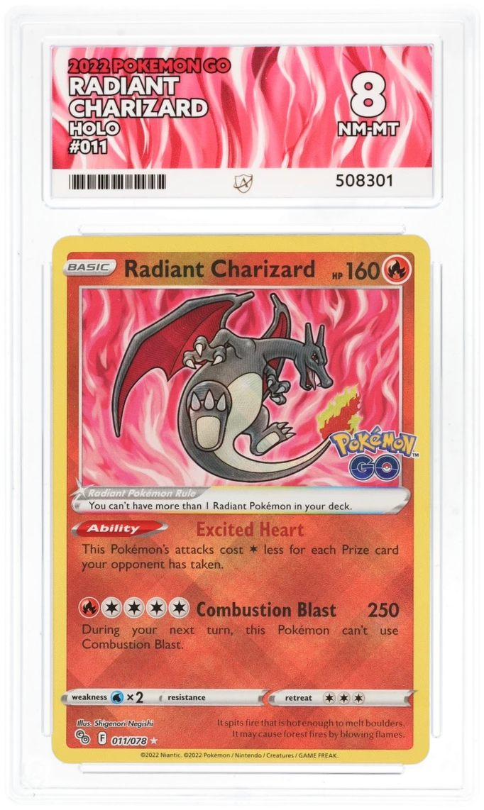 Ace 8 - Radiant Charizard #011/078 - Pokemon Card