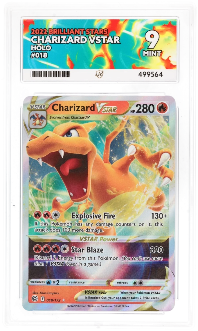 Ace 9 - Charizard Vstar #018 - Pokemon Card