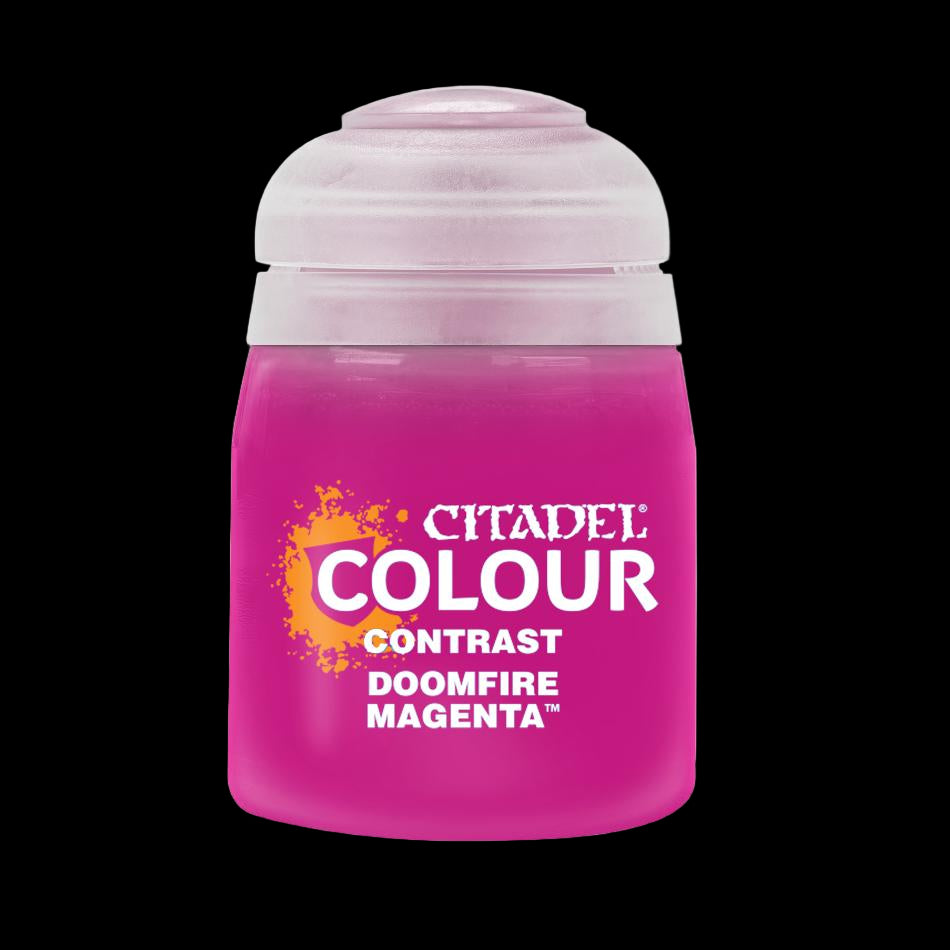 Pink paint jar with 'Citadel Colour' branding on a white background