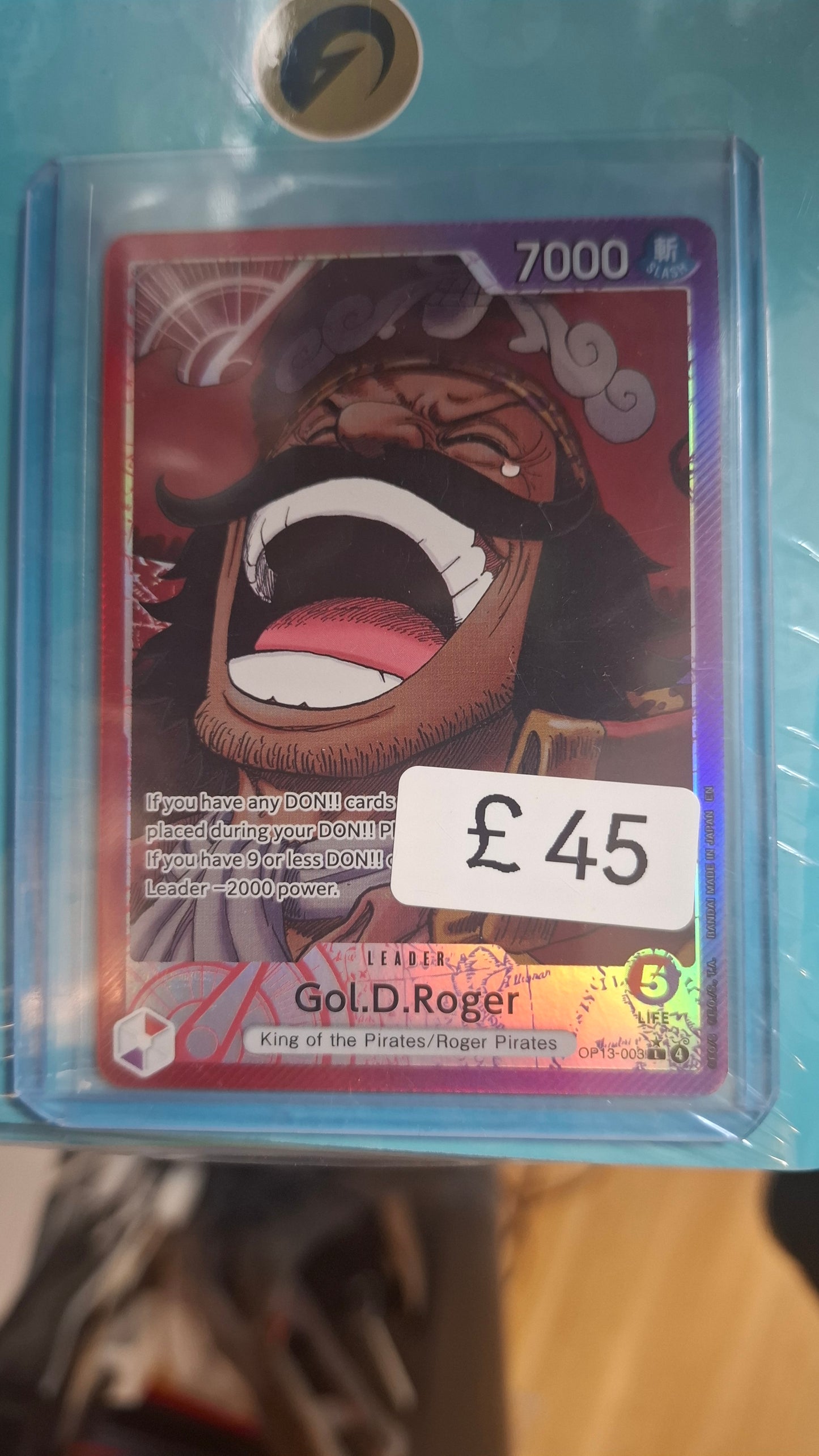 CC - Gol.D.Roger OP13-003 - One piece cards