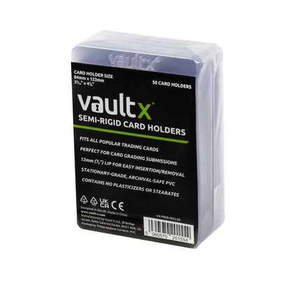Semi Rigid Card Holders 50pt - VaultX