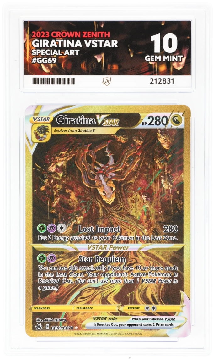 Ace 10 - Giratina VSTAR #GG69 - Crown Zenith - Pokemon Card