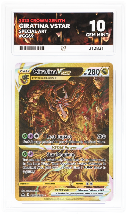 Ace 10 - Giratina VSTAR #GG69 - Crown Zenith - Pokemon Card