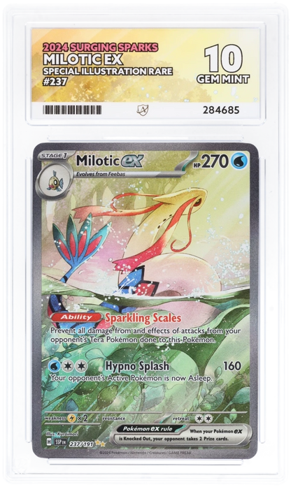 Ace 10 - Milotic ex #237 - Surging Sparks - Pokemon Card Collector Clash Ace 10 - Milotic ex #237 - Surging Sparks - Pokemon Card Collector Clash