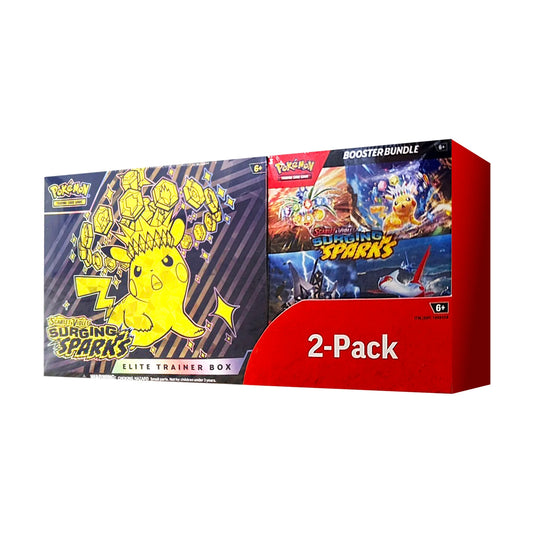 Surging Sparks Elite Trainer Box & Booster Bundle - Pokémon Card
