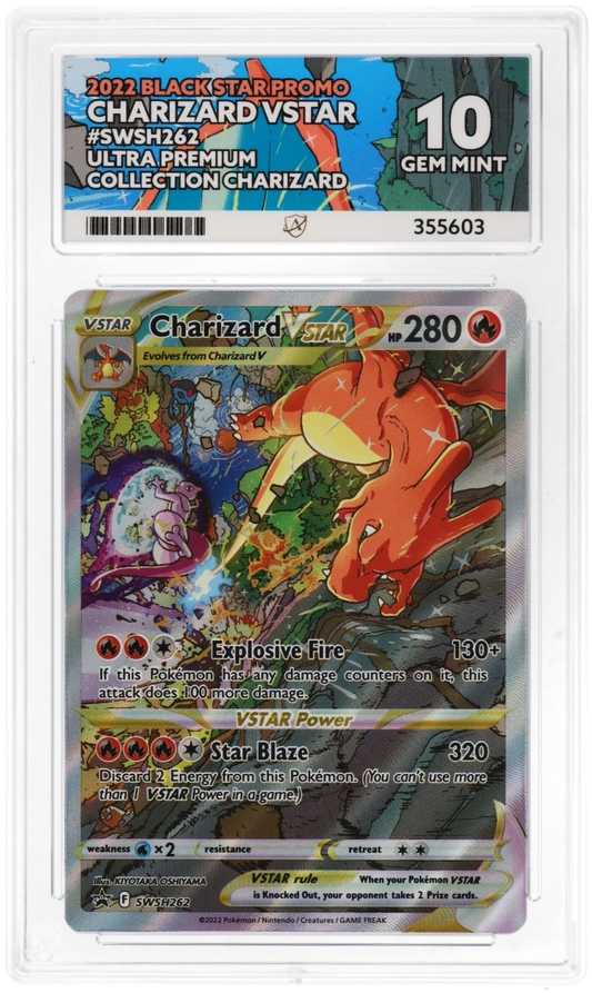 Ace 10 - Charizard VSTAR #SWSH262 - Pokemon Card