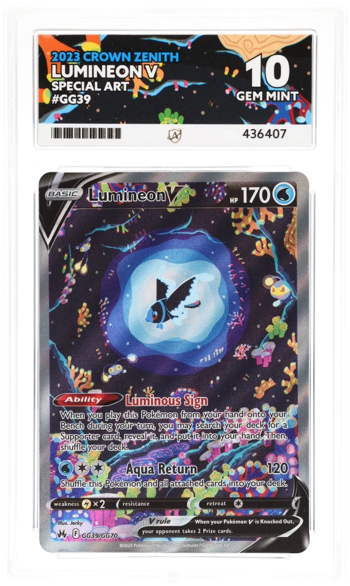 Ace 10 - Lumineon V #GG39 - Pokemon Card