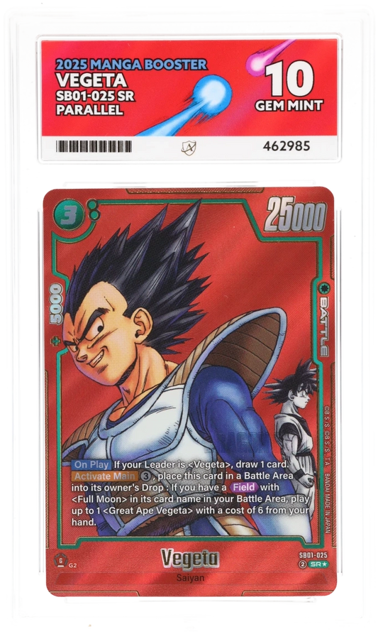 Ace 10 - Vegeta SB01-025 SR - Manga Booster - Dragonball Card Game