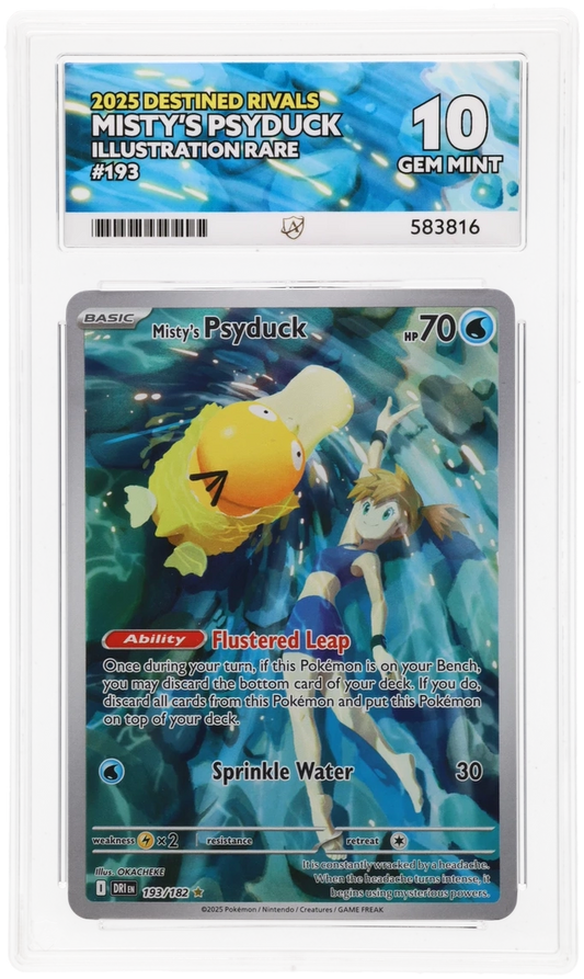 Ace 10 - Misty's Psyduck #193 - Pokemon Card