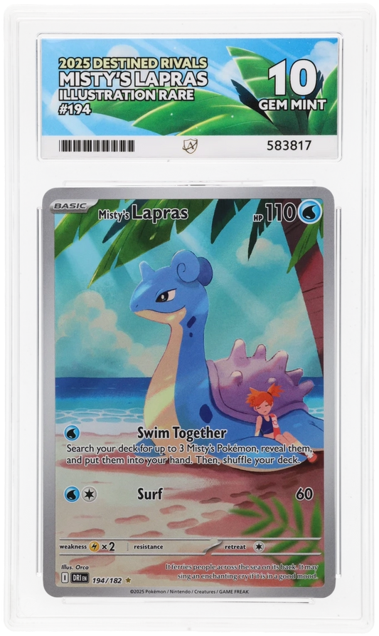 Ace 10 - Misty's Lapras #194 - Pokemon Card