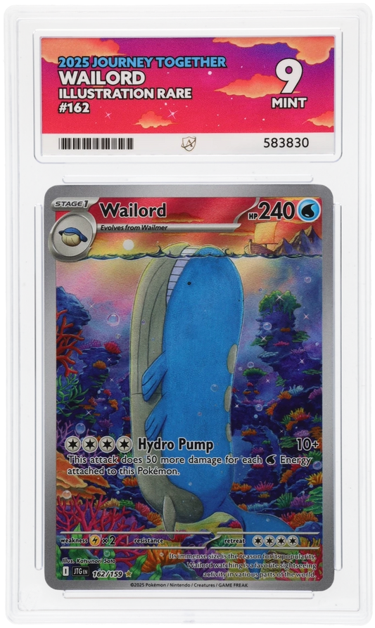 Ace 9 - Wailord #162 - Pokemon Card