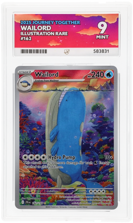 Ace 9 - Wailord #162 - Pokemon Card