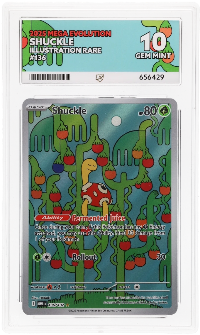 Ace 10 - Shuckle #136 - Mega Evolution - Pokemon Card