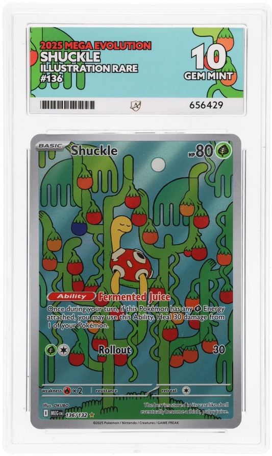 Ace 10 - Shuckle #136 - Mega Evolution - Pokemon Card