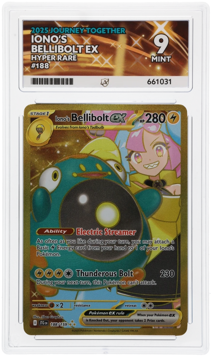ACE 9 - Iono's Bellibolt EX #188 - Journey Together - Pokemon Card
