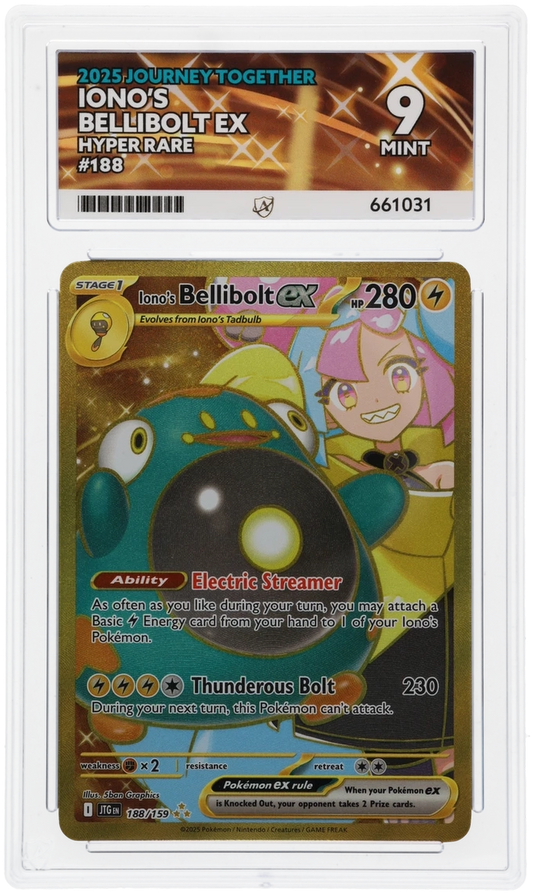 ACE 9 - Iono's Bellibolt EX #188 - Journey Together - Pokemon Card