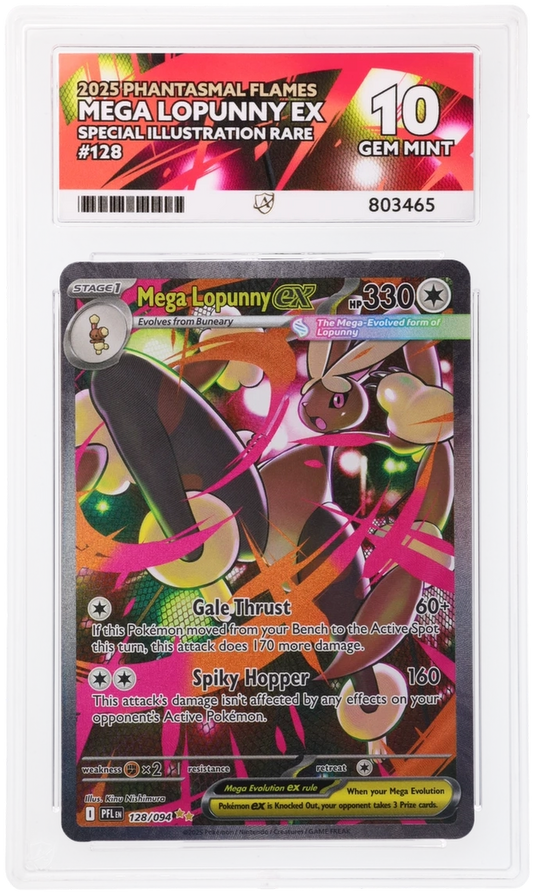 ACE 10 - Mega Lopunny EX #128 - Phantasmal Flames - Pokemon Card
