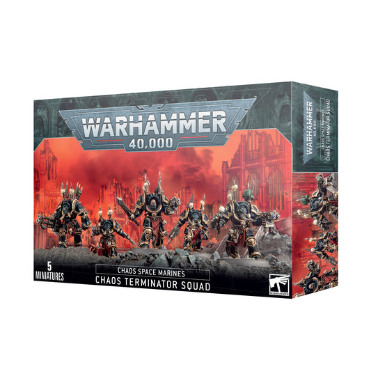 CHAOS SPACE MARINES CHAOS TERMINATOR SQUAD