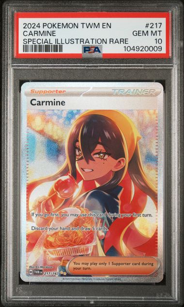 PSA 10 - Carmine 217/167 -Twilight Masquerade - Pokemon Card - J