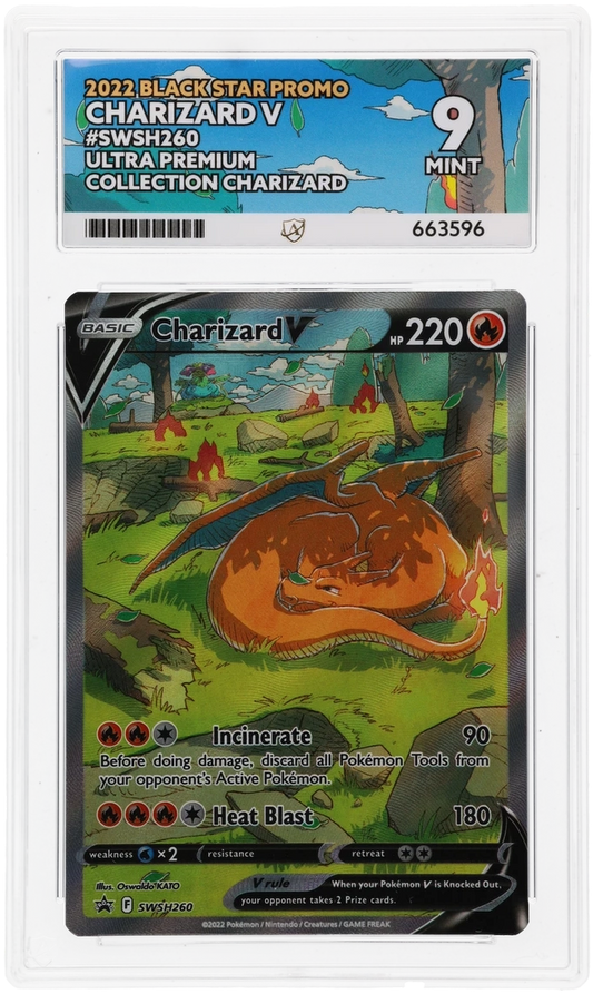 Ace 9 - Charizard V #SWSH260 - Pokemon Card