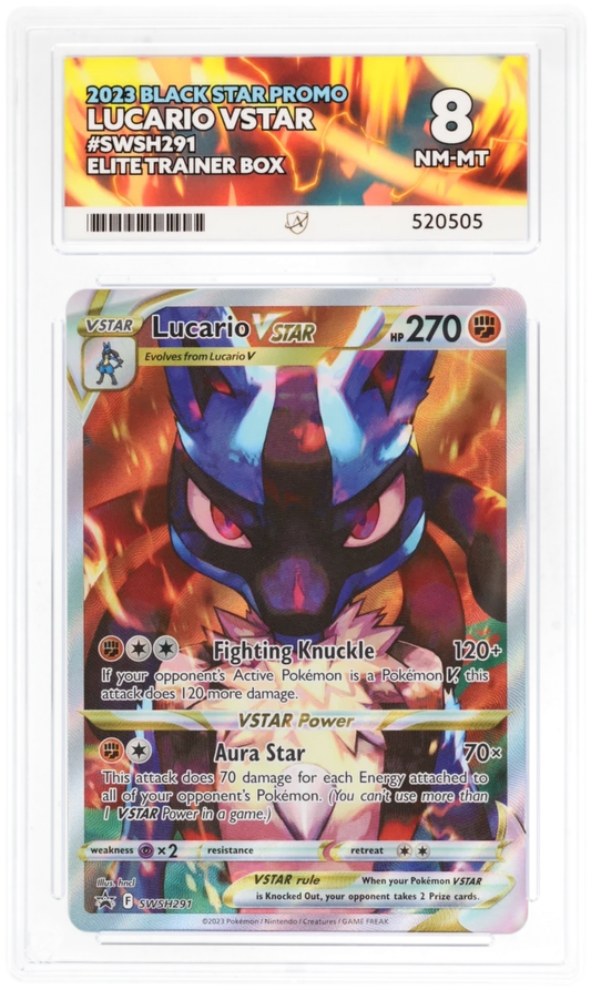 Ace 8 - Lucario Vstar #SWSH291 Promo - Pokemon Card