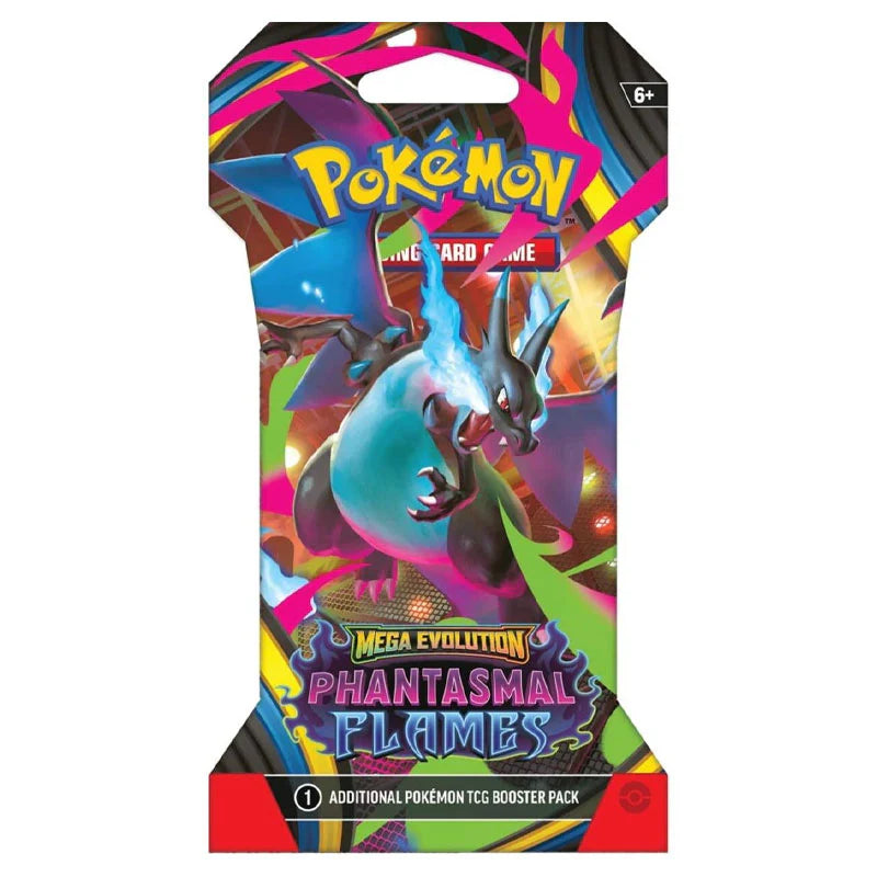 Sleeved Phantasmal Flames - Booster Pack - Pokemon Cards