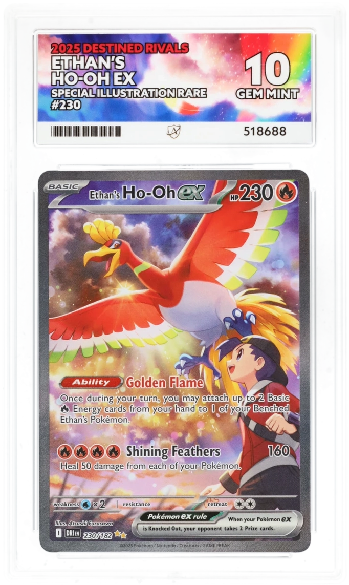 ACE 10 - Ethan’s Ho-Oh EX #230 - Destined Rivals - Pokemon Card