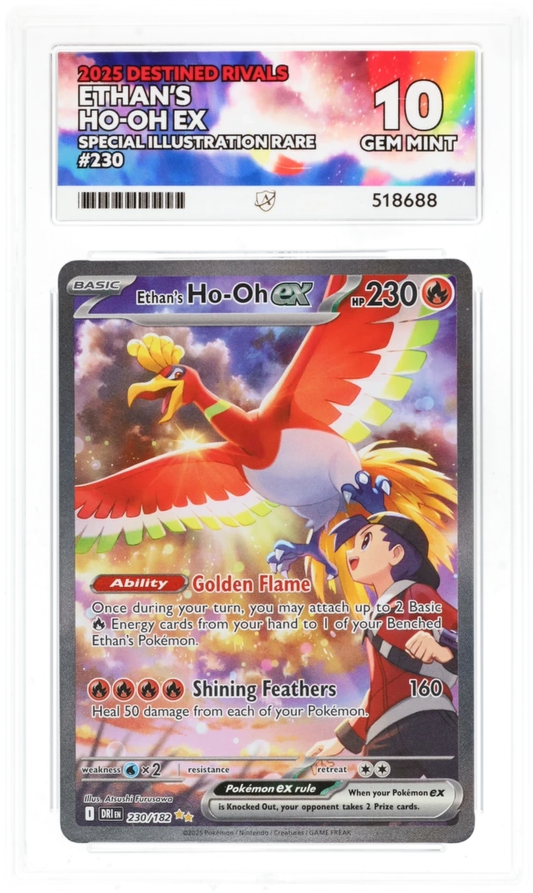 ACE 10 - Ethan’s Ho-Oh EX #230 - Destined Rivals - Pokemon Card
