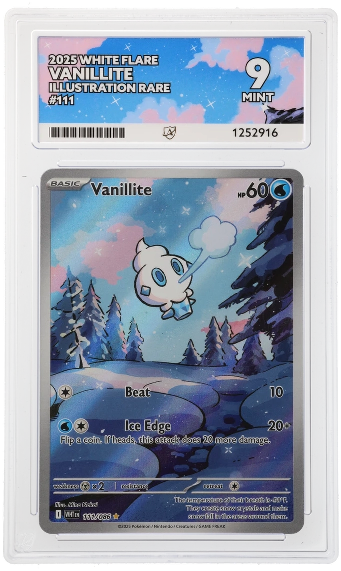 CC - Ace 9 - Vanillite #111 - 1252916 - Pokemon Cards