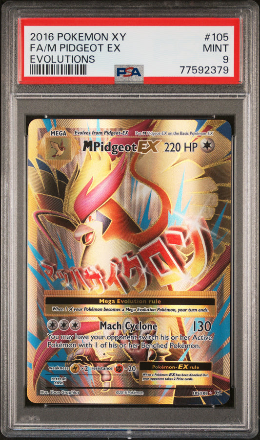 CC - PSA 9 - M Pidgeot - 77592379 - Pokémon Cards