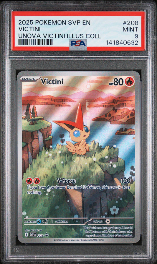 CC - PSA 9 - Victini #208 - 141840632 - Pokémon Cards