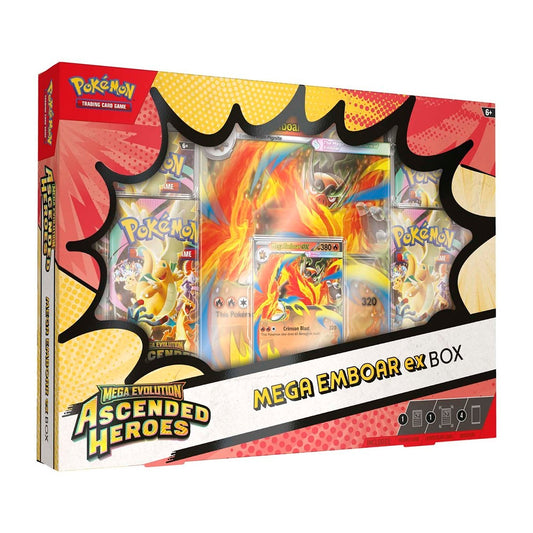 CC - Mega Emboar ex Ascended Heroes - Collection Box - Pokemon Cards