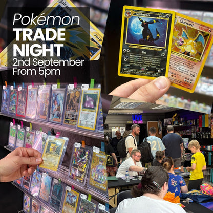 TRADE NIGHT + RAFFLE ENTRY 2/9/2025