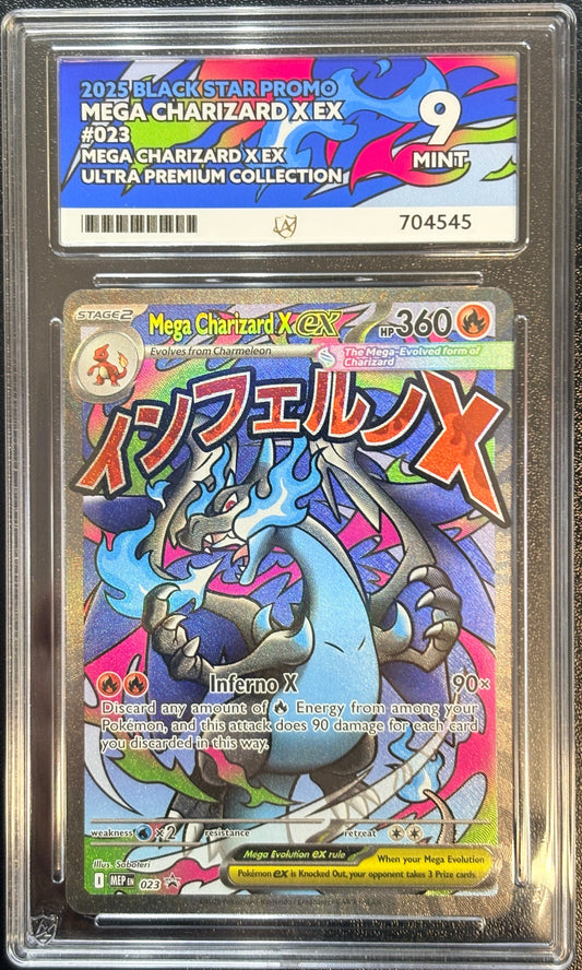 Ace 9 - Mega Charizard X ex #023 Promo - Pokemon Card
