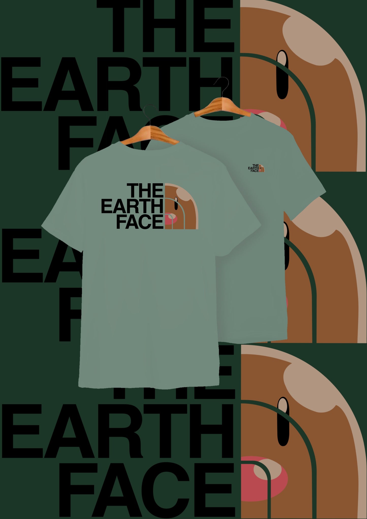 The Earth Face T-shirt