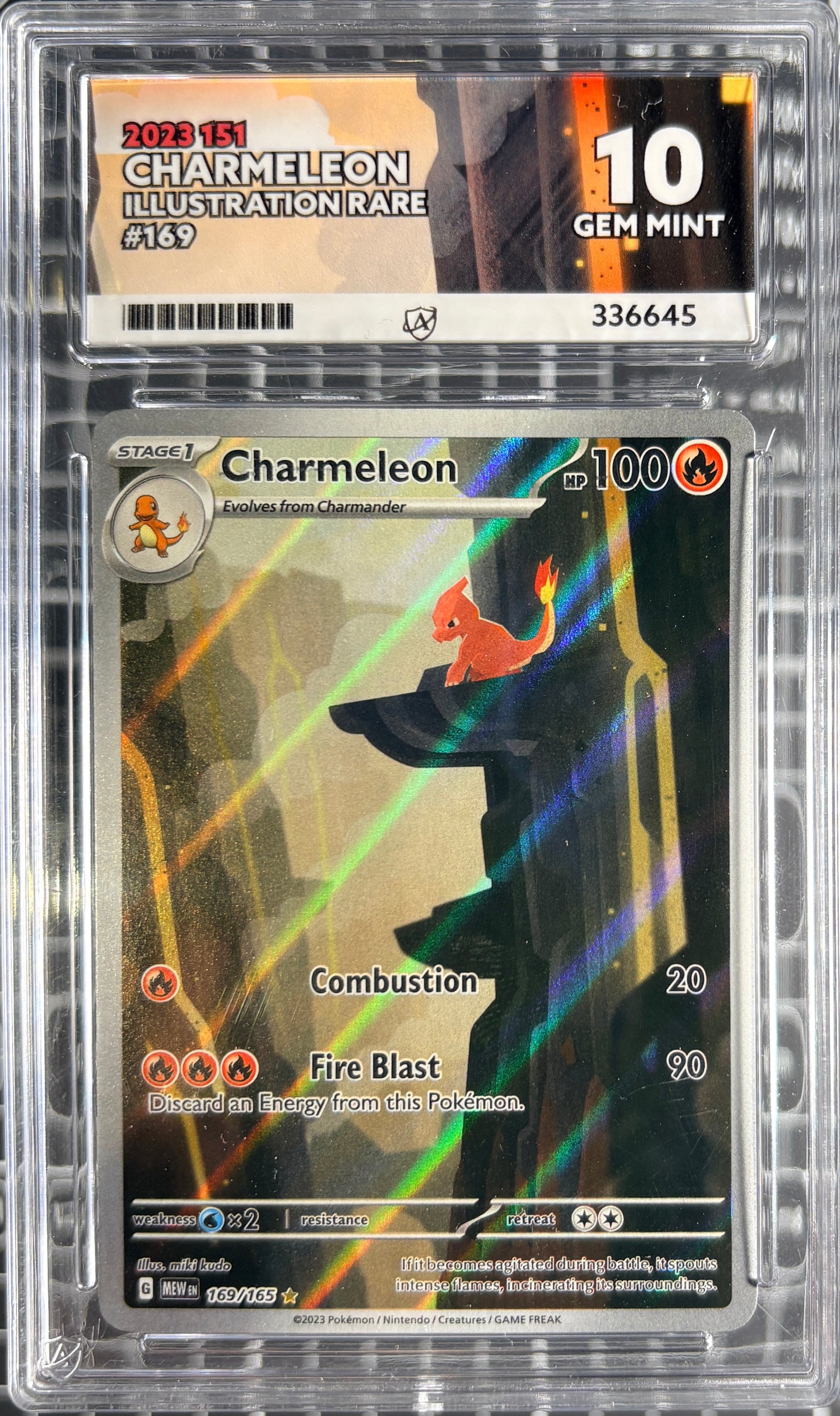 Ace 10 - Charmeleon #169 - 151 English - Pokemon Card