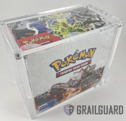 Pokemon TCG Booster Box Premium Acrylic Display Protector Case - Fit Modern Sets - GrailGuard