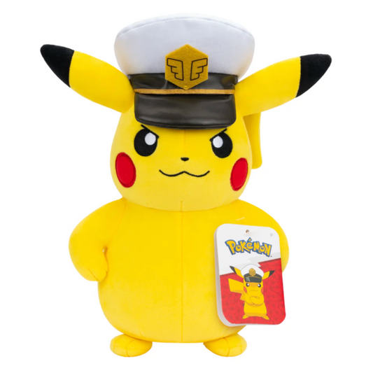 Captain Pikachu 8" Plushie