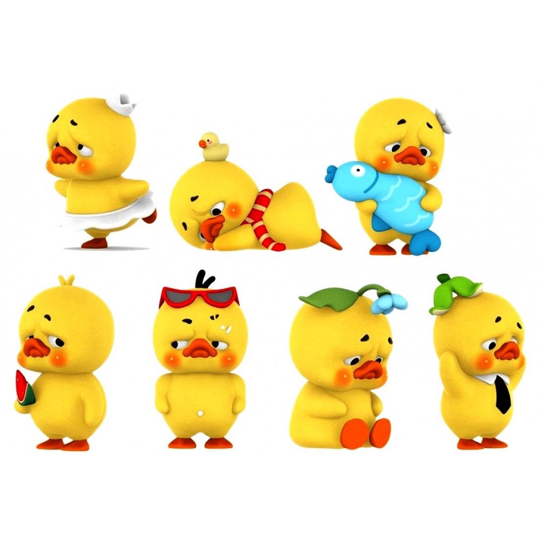 Upsetduck Stop the Spiral 6cm Figure - Blind Box