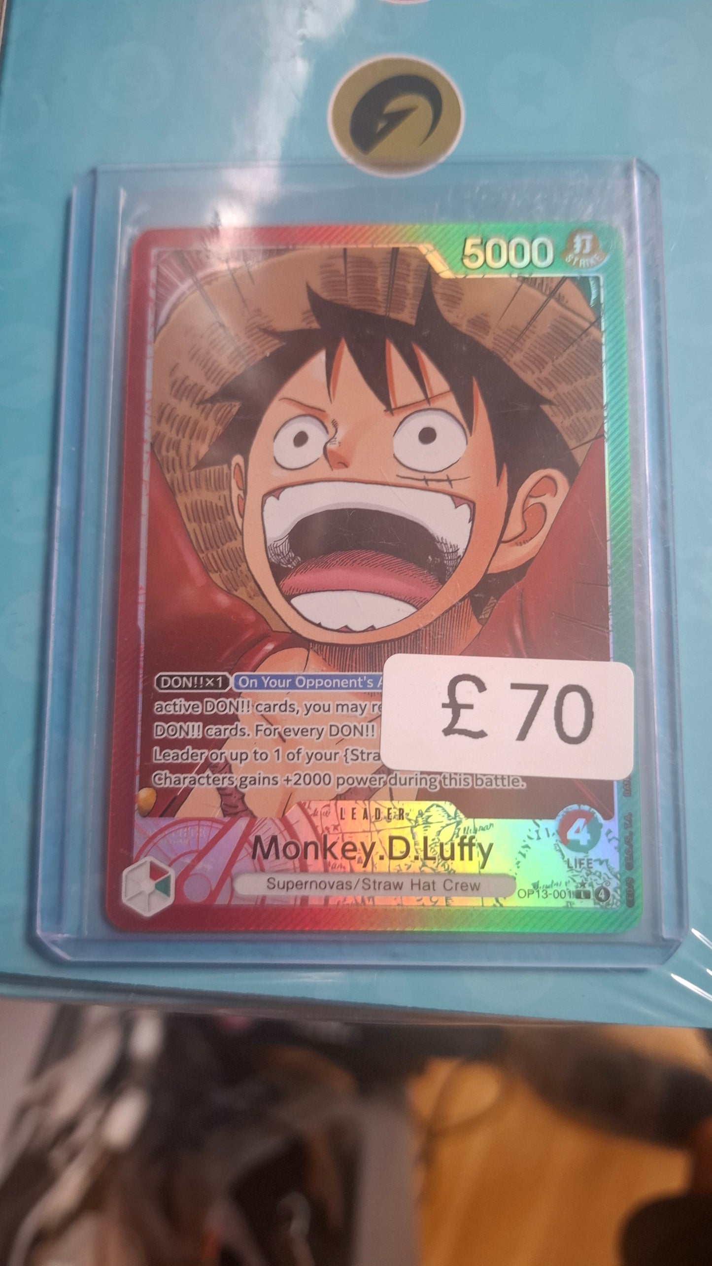 CC - Monkey.D.Luffy OP13-001 - One piece cards