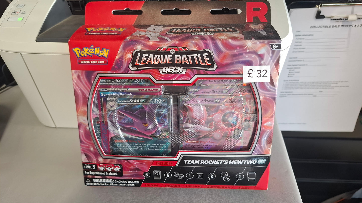 Team Rocket Mewtwo ex League Battle Deck